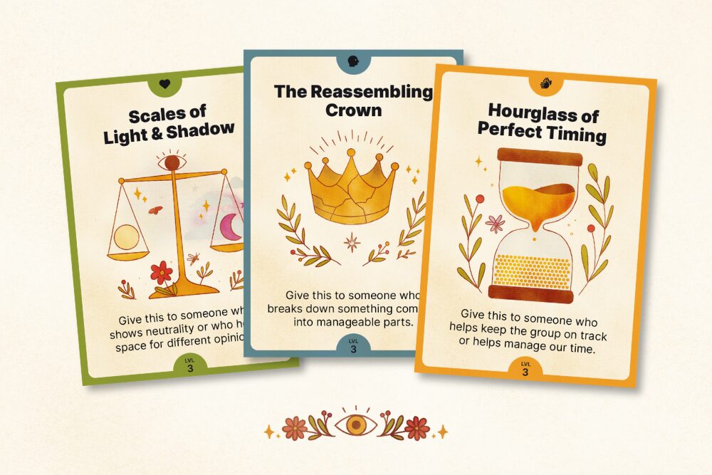 A spread of level 3 workshops and wizards cards